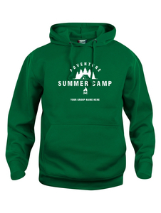 Summer Camp Pullover Hoodie - Distressed Green